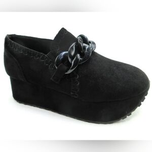 Pierre Dumas Women's Paige-1 Platform Loafer - Black 82530-401 BRAND NEW IN BOX
